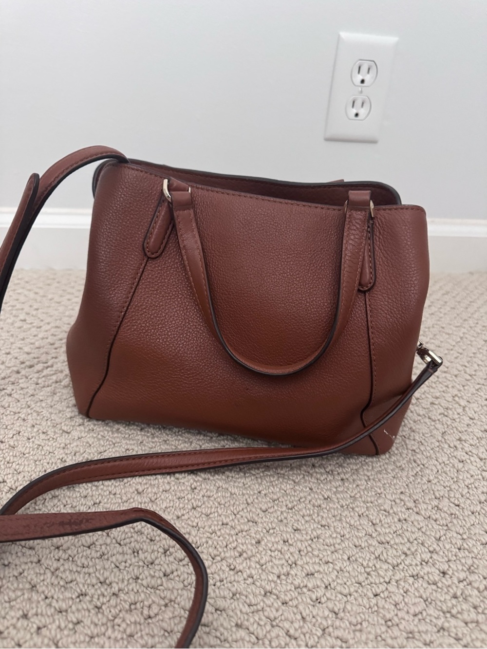 Kate Spade Jackson Medium Satchel in Chestnut Brown - Picture 2 of 5